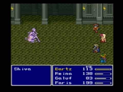 Final Fantasy V Walkthough part 6: Shiva