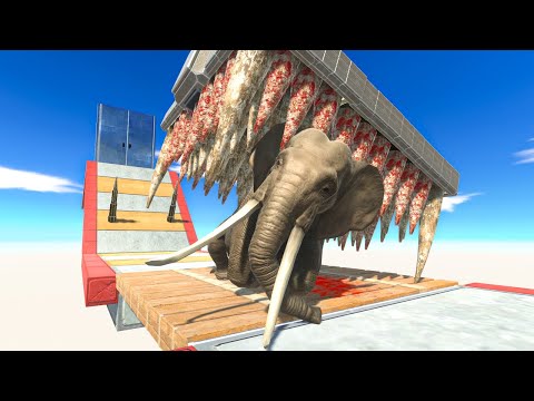 Be CAREFUL and ESCAPE from SPIKE TRAP - Animal Revolt Battle Simulator