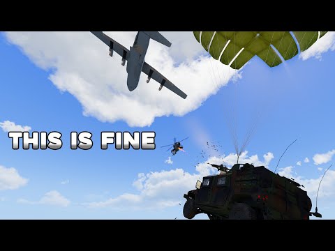 when you do "Only in Battlefield" things in ARMA