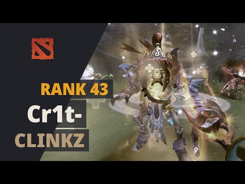 Cr1t- (Rank 43) plays Clinkz Dota 2 Full Game