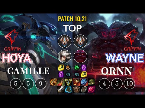 GRF Hoya Camille vs GRF Wayne Ornn Top - KR Patch 10.21