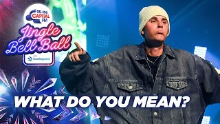 Justin Bieber - What Do You Mean? (Live at Capital&#39;s Jingle Bell Ball 2021) | Capital