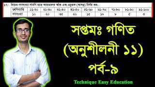 Seven Math Chapter 11 (Part-9) || Class 7 Information and Data || সপ্তম গণিত অধ্যায় ১১ তথ্য ও উপাত্ত