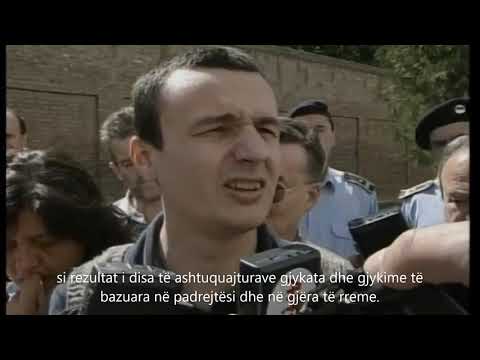 Albin Kurti flet nga burgu ne Serbi, 2001