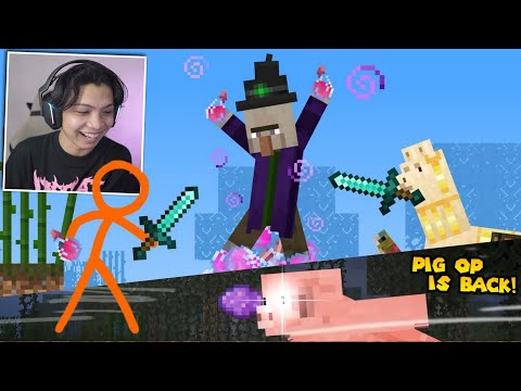 Ahoy -  ANIMATION vs MINECRAFT EPISODE WITCH!  PIG OP IS BACK IN ACTION, COY!