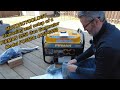 Unboxing And Setup Of A FIRMAN 3550 Portable Gas Powered Generator Model P03501 4450 3550