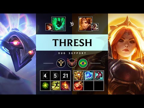 Thresh Support vs Leona - BR Grandmaster Patch 25.09