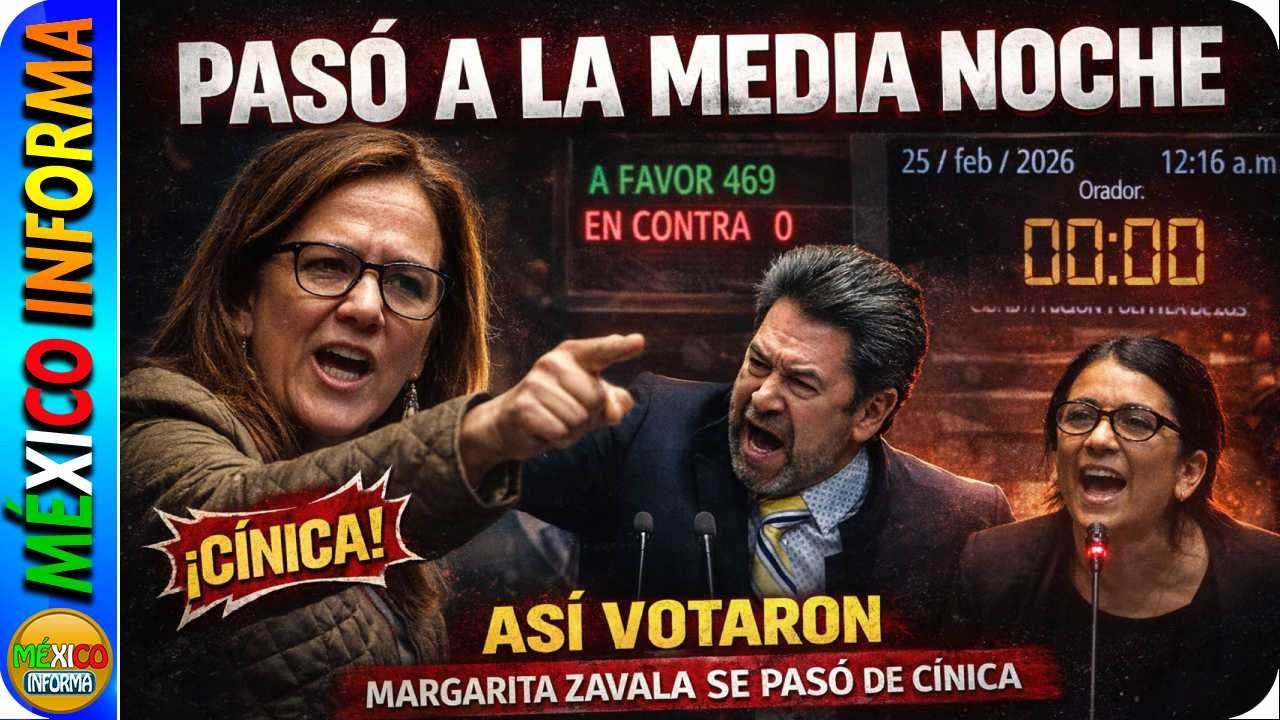 SE PASÓ DE CÍNICA. LE GRITARON DE TODO A LA ZAVALA Y A CALDERÓN. ASÍ VOTARON A LA MEDIA NOCHE.