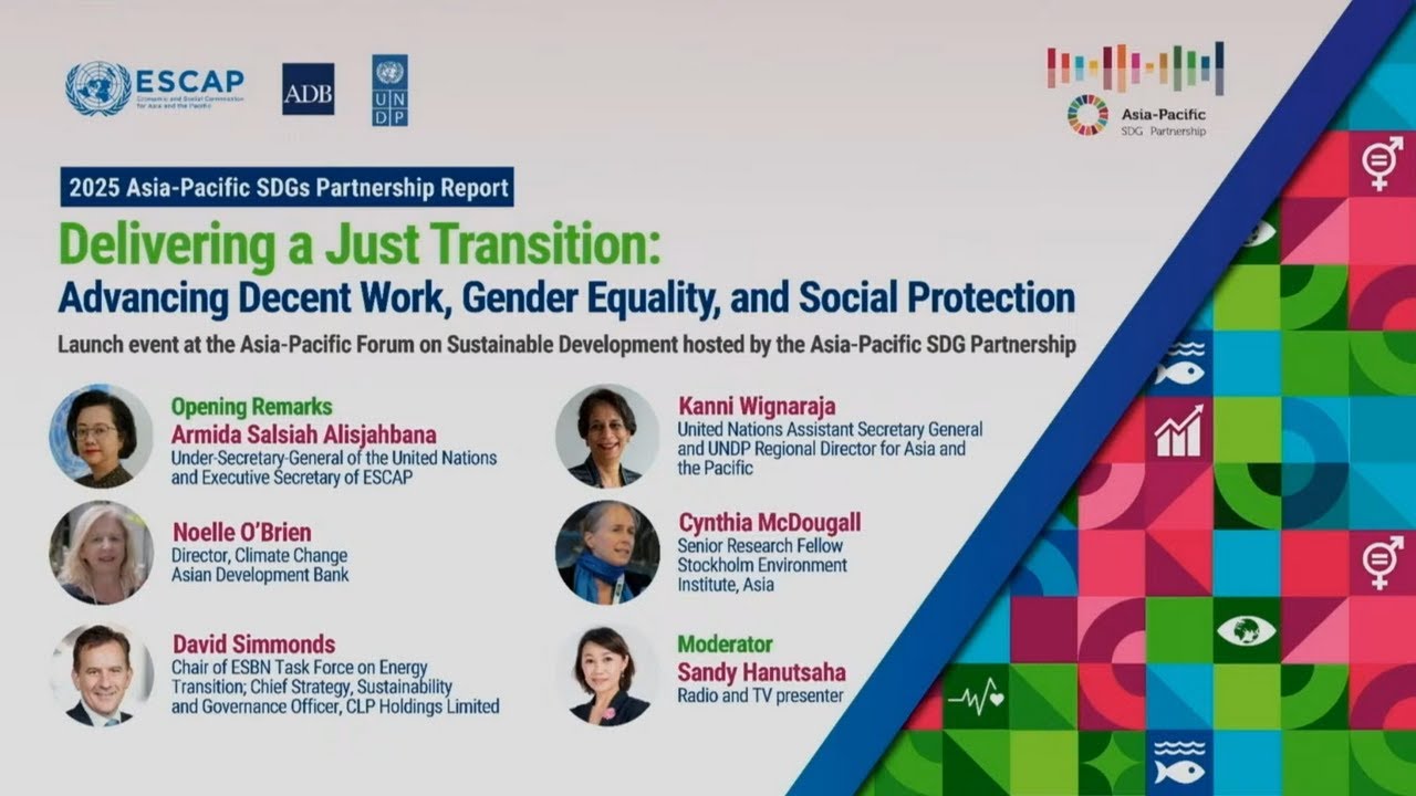 Launch of the 2025 Asia-Pacific SDGs Partnership Report