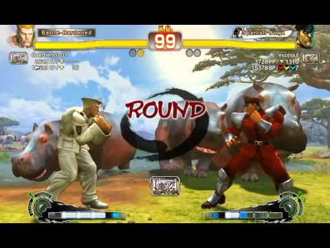 Ultra Street Fighter IV battle: Overfiend101 (Guile) vs esojsiul (M. Bison)