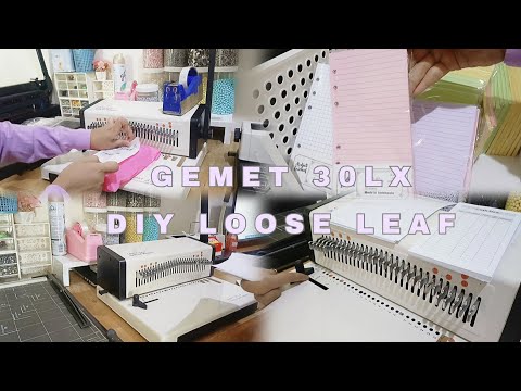 Bikin Loose Leaf Pakai Gemet 30LX  Special Binder | Upgrade alat pelubang kertas | Ide Usaha Rumahan