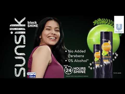 For Clean , Shiny Black hair - Sunsilk Black shine