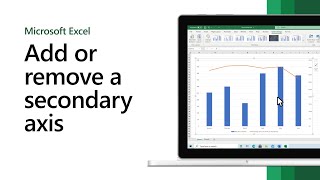 How to add or remove a secondary axis in Microsoft Excel