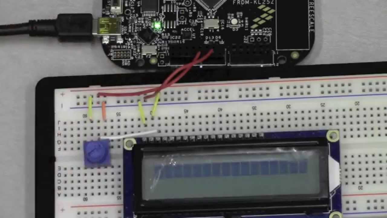 mBed Tutorial 7: Interfacing with an LCD Display