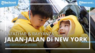 Kebersamaan Rafathar dan Rayyanza di New York, Kompak Pakai Jaket Kuning