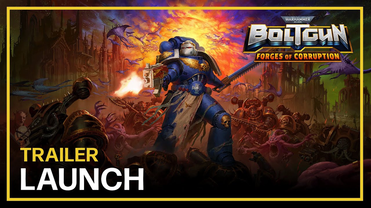 Новое расширение Forges of Corruption - это Warhammer 40K: Boltgun в его 1 Warhammer 40,000: Boltgun - Forges of Corruption Launch Trailer - YouTube
