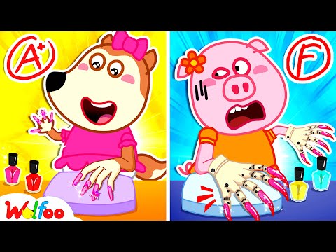 Barbie’s Nail Class! 💅 Who Cheats to Get Ahead?| Honesty Lesson for Kids | Wolfoo New Episodes 2025