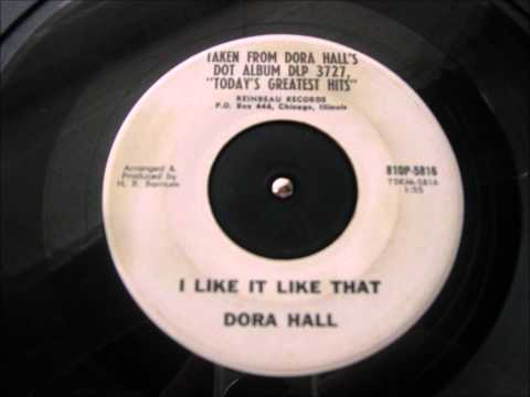 DORA HALL I LIKE IT LIKE THAT REINBEAU RECORDS PROMOTIONAL NORTHERN SOUL