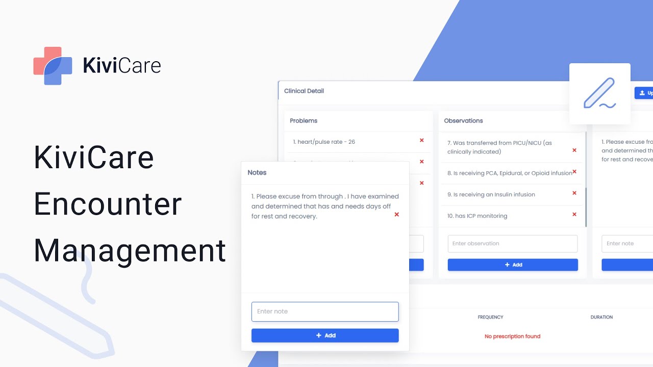 KiviCare: The Ultimate Guide to Encounter Management | Iqonic Design
