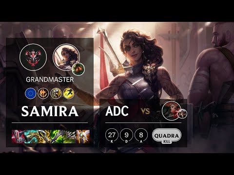 Samira ADC vs Swain - EUW Grandmaster Patch 11.4