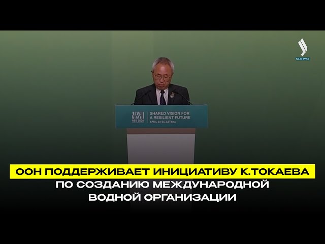 ООН поддерживает инициативу К.Токаева по созданию Международной водной организации