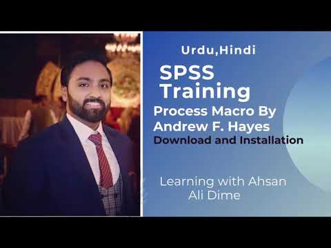 Part 9-How to download and install Process Macro by Andrew F. Hayes