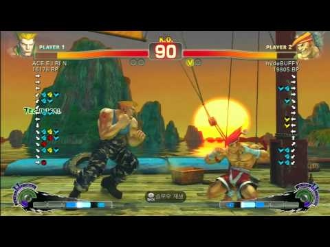 SSF4 Rank Match  hydeBUFFY (AD)  vs ACE E I RI N (GU) (9/11)