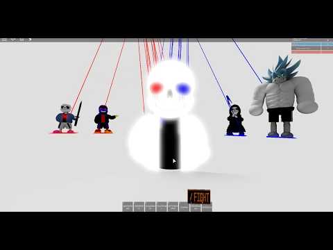 Sans Vs Chara Roblox Fatal Error Sans Gameplay (No Cuts, No edit)