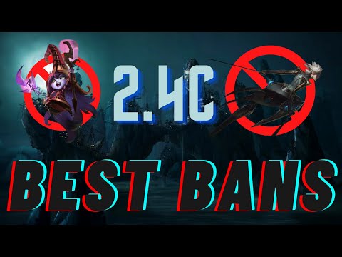 Best Bans for Patch 2.4c Solo Queue | Wild Rift | 4K
