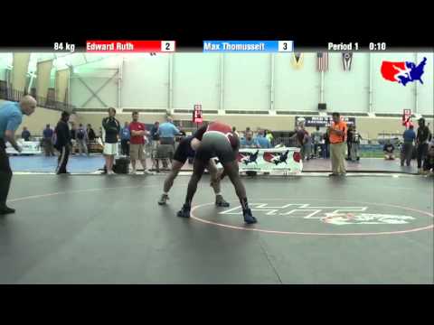 Edward Ruth vs. Max Thomusseit at 2013 ASICS University Nationals - FS