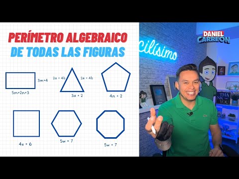 PERÍMETRO ALGEBRAICO DE TODAS LAS FIGURAS Super facil - Para principiantes