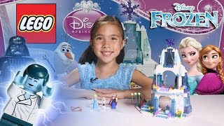 ELSA'S SPARKLING ICE CASTLE - LEGO Disney FROZEN Set 41062 Time-Lapse & Stop Motion