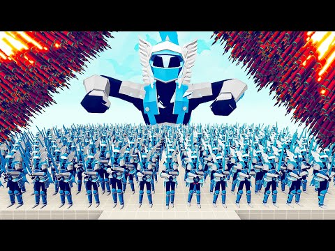 100x KRO KNIGHT + 1x GIANT vs 3x EVERY GOD - Totally Accurate Battle Simulator TABS