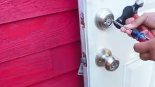 How to Remove a Kwikset Double Cylinder Deadbolt Lock