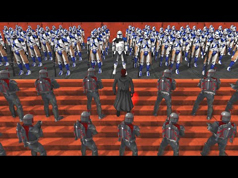 Darth Maul Surrounds CAPTAIN REX! - Men of War: Star Wars Mod Battle Simulator