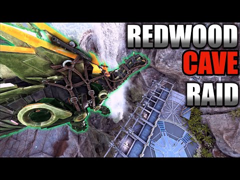 Moving To Lost Island and Raiding Redwoods Cave |Ark Pvp|