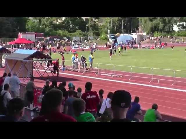 České Budějovice 4x100m, 28. 06. 2014