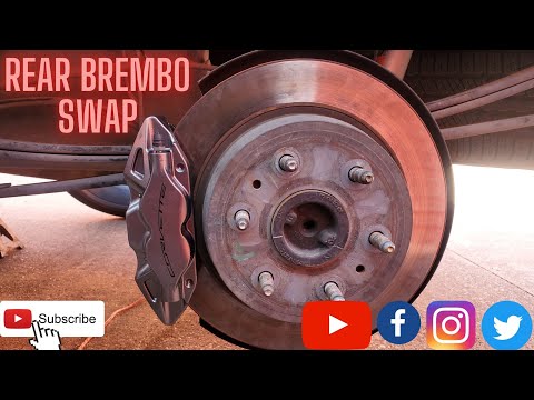 CTSV Brake Swap Rear Big Brake Kit on My Silverado