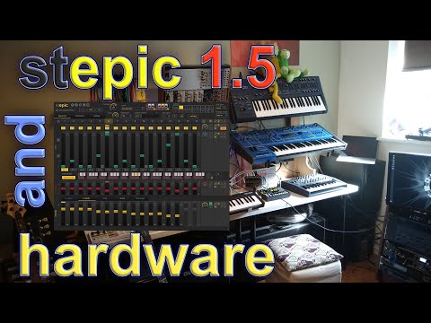 stepic 1.5 and hardware synths - first look and stumble around