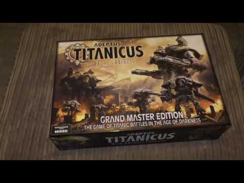 Adeptus Titanicus - Grand Master Edition - Unboxing