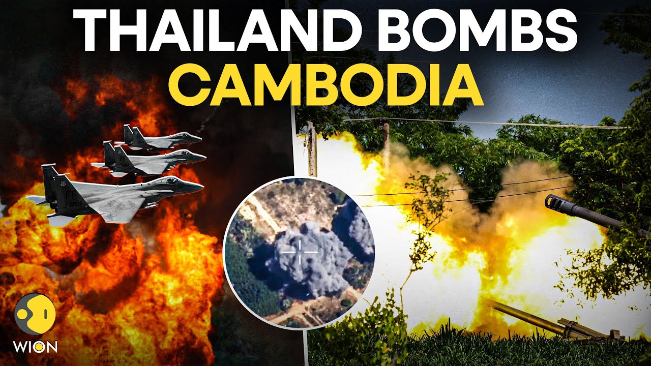 Thailand-Cambodia Conflict LIVE : Thailand F-16 Jet BOMBS Cambodian Targets, At Least 14 Killed