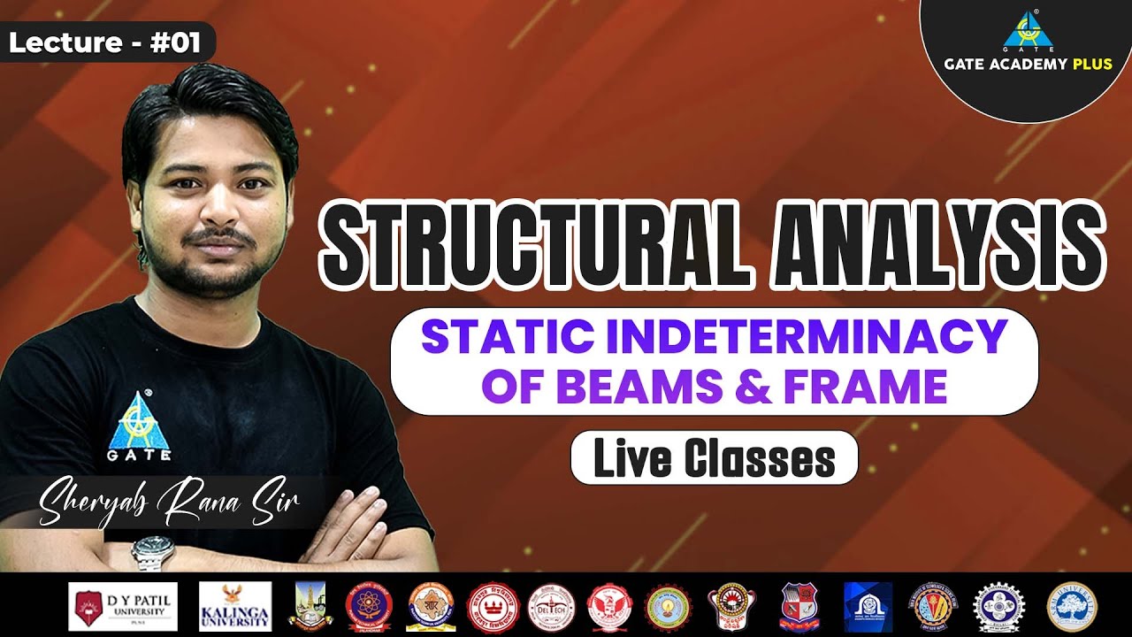 #01 Introduction of Structural Analysis | Structural Analysis | CE | By Sheryab Sir