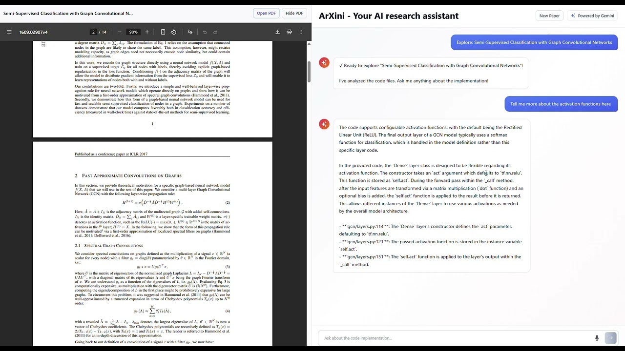 ArXini project preview