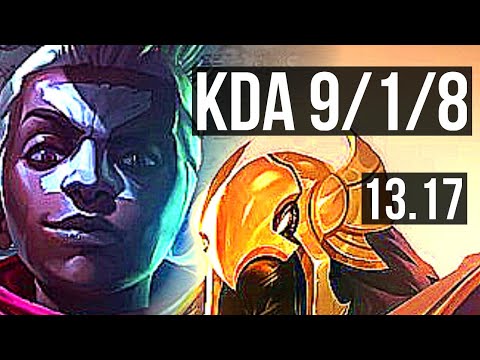 EKKO vs AZIR (MID) | Rank 4 Ekko, 9/1/8, Legendary | EUW Challenger | 13.17