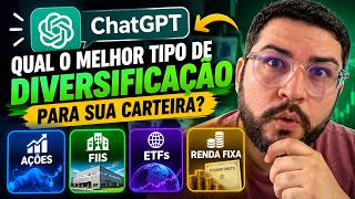 PERGUNTEI PRO CHATGPT COMO DIVIDIR MINHA CARTEIRA DE INVESTIMENTOS !
