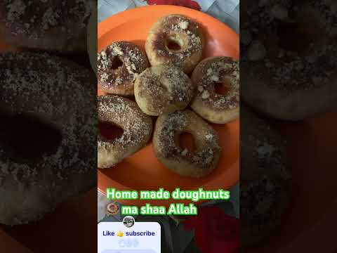 Home made dounuts #love #arabic
