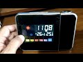 Проекторные часы с метеостанцией. Алиэкспресс.