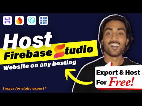 Publish Firebase Studio Website For FREE No Credit Card Required