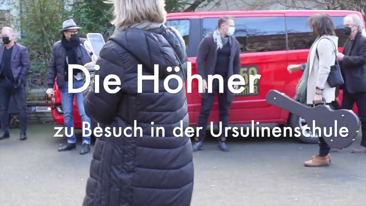 Dokumentation zum Besuch der HÖHNER in der Ursulinenschule