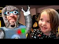 ROBOT DAD Vs NiKO BEAR Choose A Slide Challenge Playing Crazy New Roblox Games Together Part 1